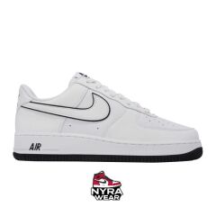 Nike Air Force 1 '07 Low White Black Outline Swoosh