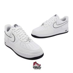 Nike Air Force 1 '07 Low White Black Outline Swoosh