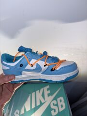 Nike Dunk Low × Panda Blue